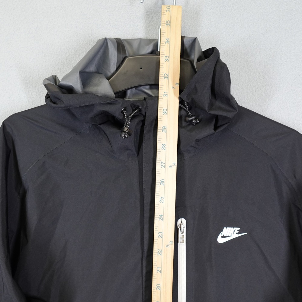 Nike Jacket Mens XL Black Storm-Fit DM5499-010 Hooded Rain Coat Running - Picture 8 of 13